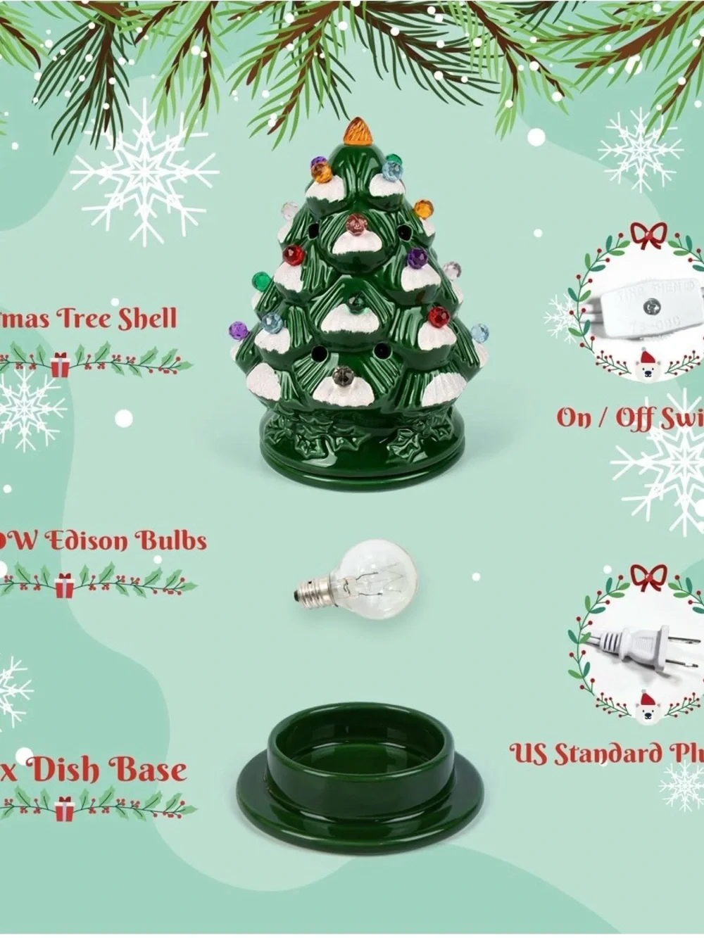 Christmas Tree Electric Wax Melt Warmer